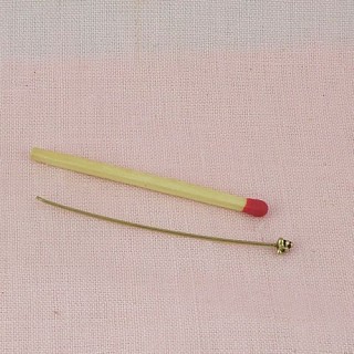 Brass bead head pin