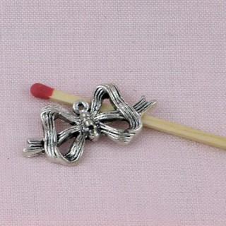 Metal bow, decoration, bracelet charm, charms 1,5 cms.