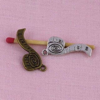 Centimeter of needlewoman miniature, bracelet charm, 2,7 cm