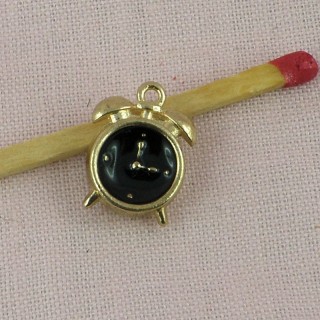 Watch metal pendant, bracelet charm clock 