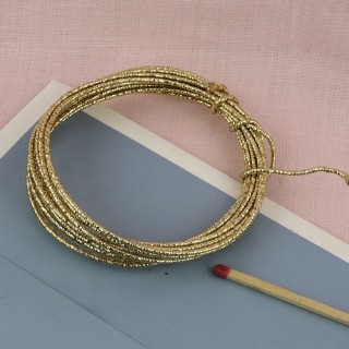 Glitter wire gold 2mm