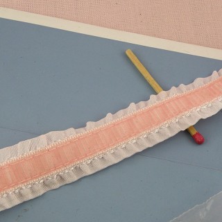 Band Hutband im plissierten Steuer 2 cm.