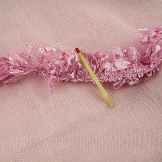 Light Boa ribbon style, tiny doll fuzzy band, 1 cm