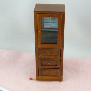 Cupboard white painted doll house furniture