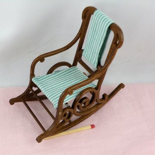 miniature dollhouse rocking chair, 9 cmcs