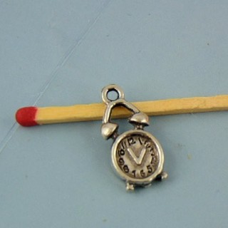 Watch metal pendant bracelet charm clock