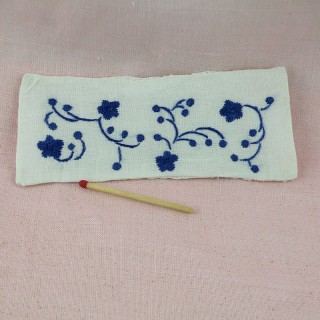 Embroidered miniature cover bed