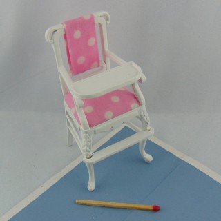 Windsor child's chair dollhouse 9 cms