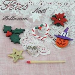 Christmas, hollidays and celebration buttons