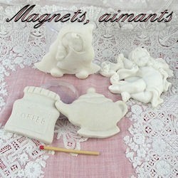 Busts, moldings, magnets